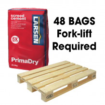 Larsen PrimaDry Grey 22.5kg Full Pallet (48 Bag Fork-Lift)